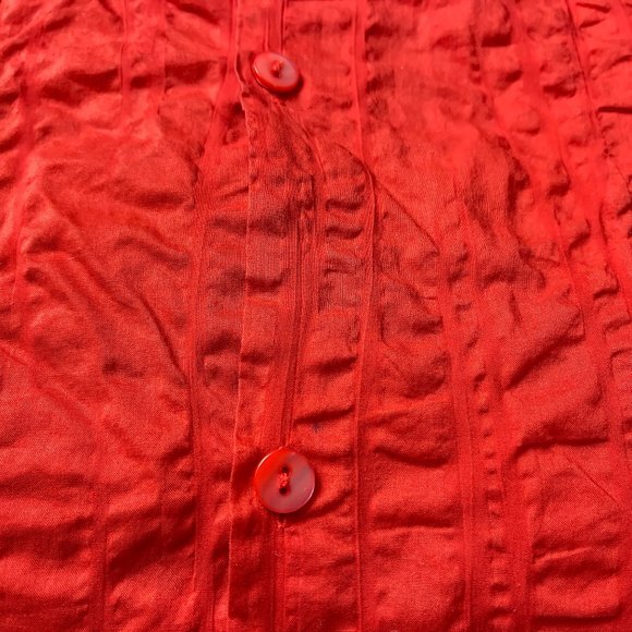 Eileen Fisher Cotton Blouse Top Button-Down Tunic - Picture 9 of 9